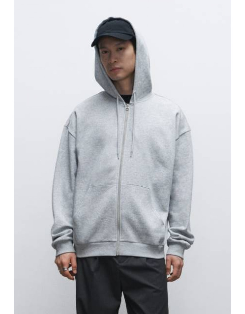 Jachetă de trening cu glugă pentru bărbați „Essentials”